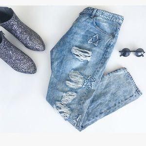 DENIM & SUPPLY RALPH LAUREN STAR BOYFRIEND JEANS